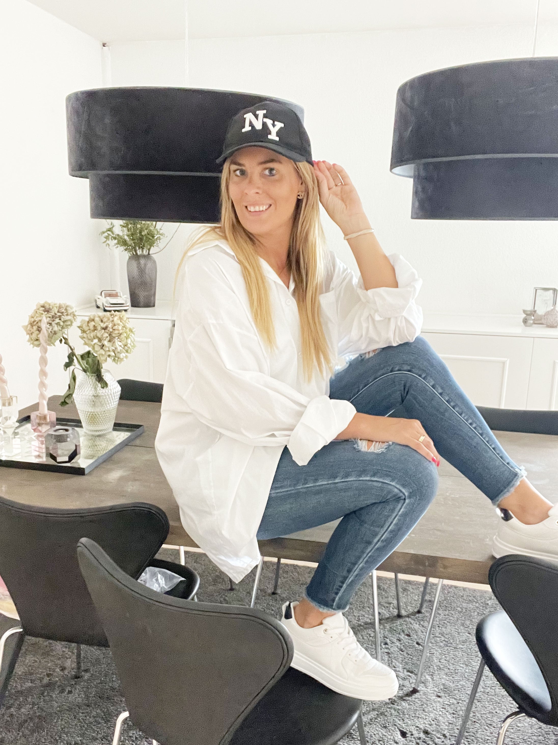 Verona - Oversized skjorta med stor ficka